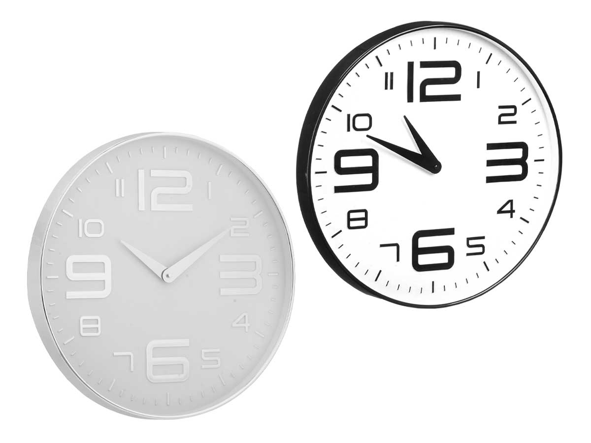 Reloj redondo 30 cm numeros grandes surt 2 - Imagen 2