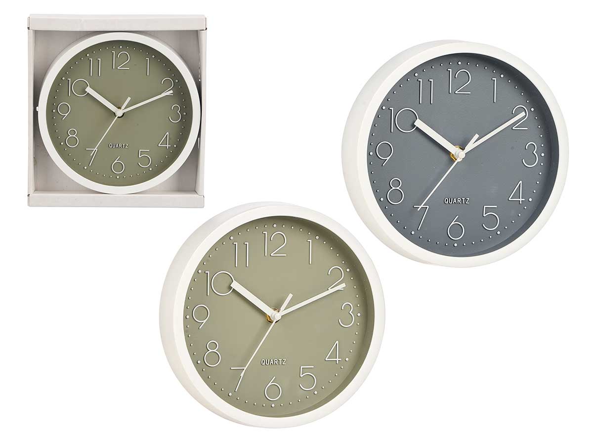 Reloj redondo 20 cm sencillo surt 2