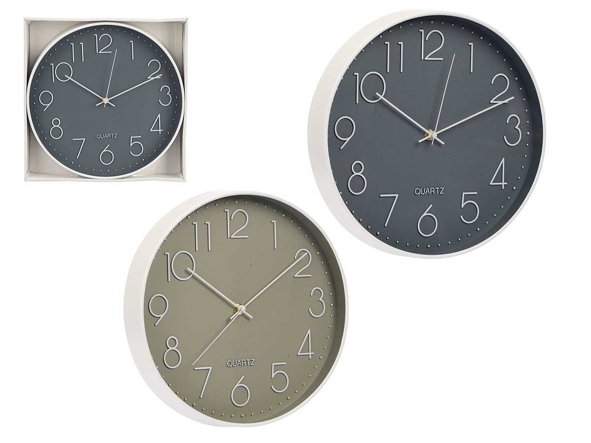 Reloj redondo 30 cm sencillo surt 2