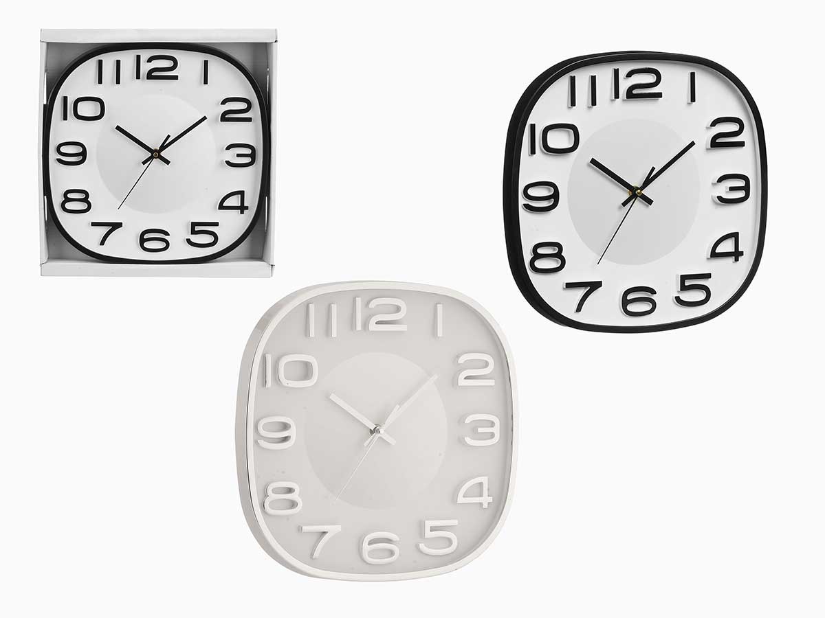 Reloj cuadrado 30x30 cm surt 2