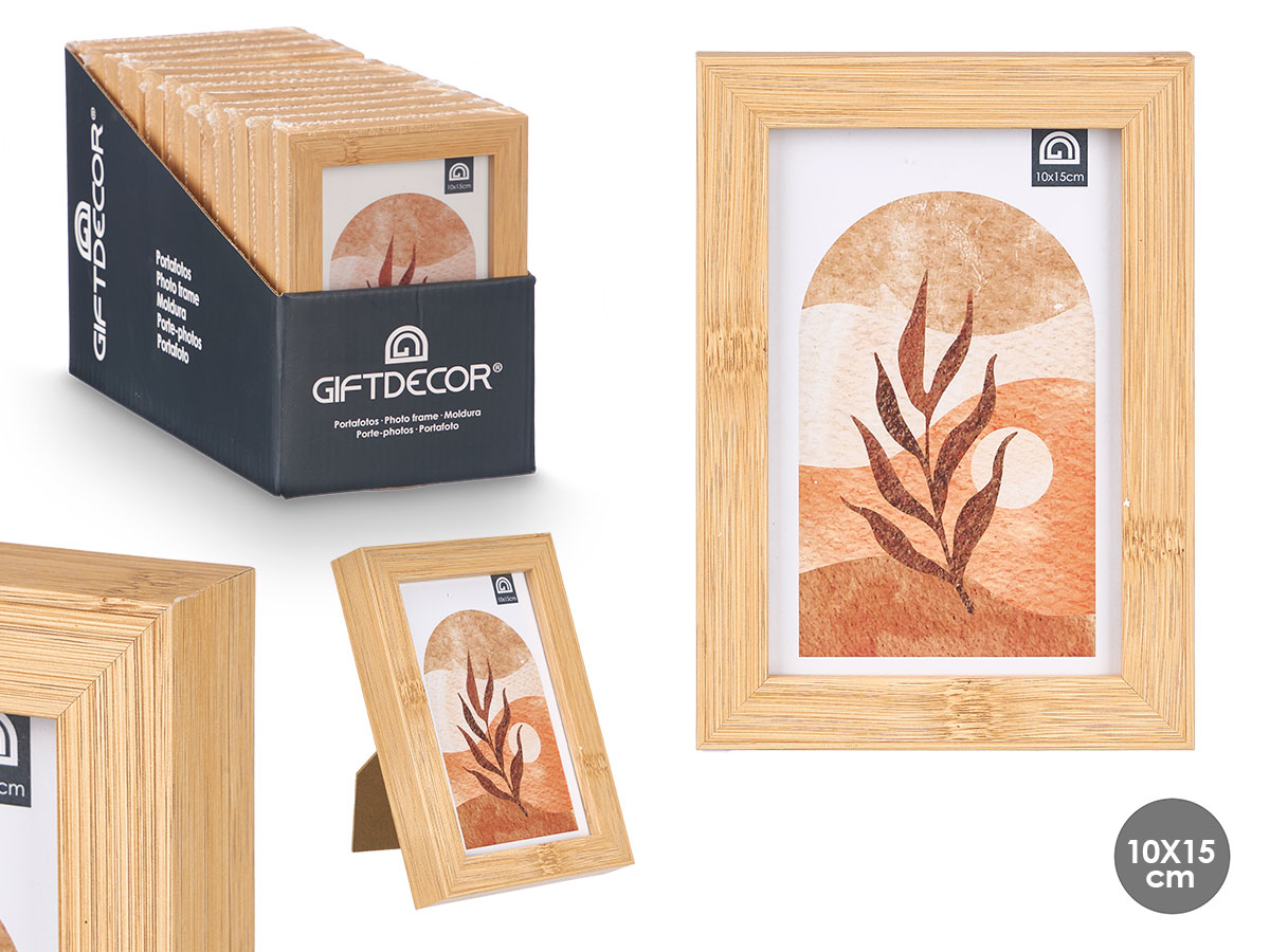 Portafoto efecto bambu 10x15