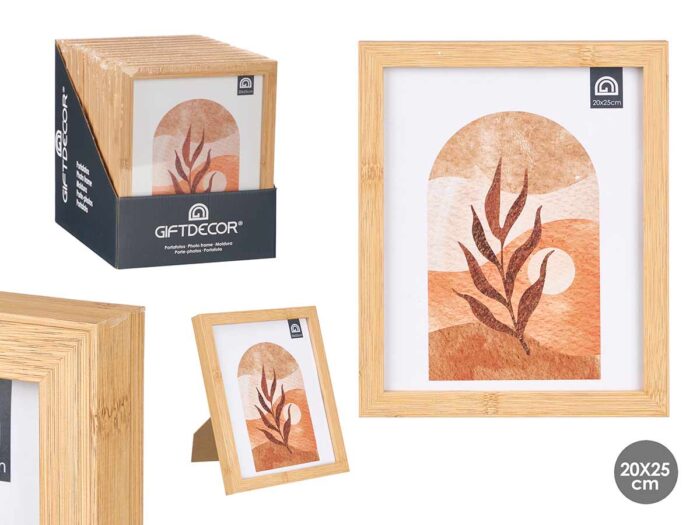 Portafoto efecto bambu 20x25