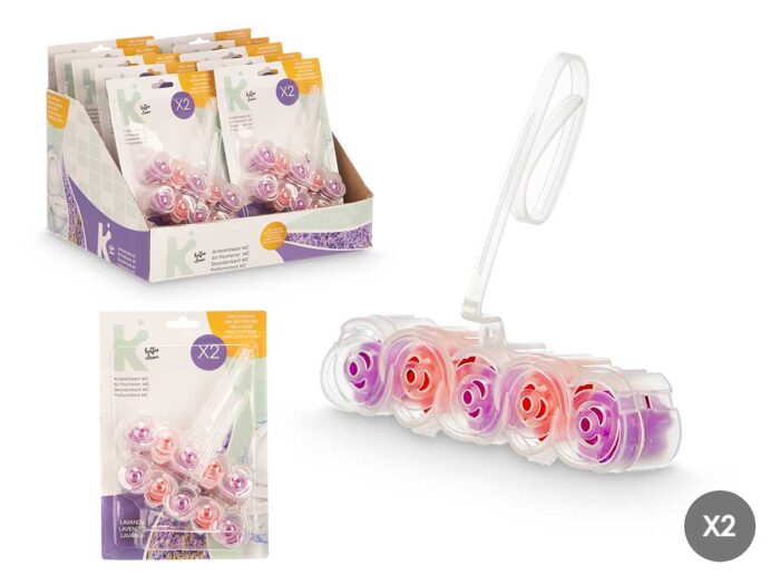 Set 2pzs bolas wc lavanda 50gr