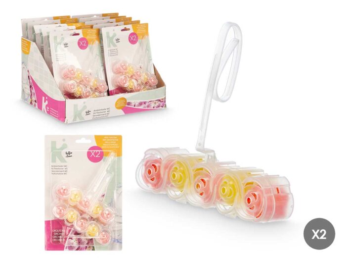 Set 2pzs bolas wc orquidea 50gr