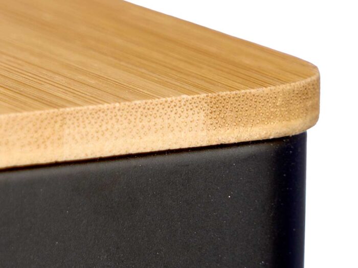 Tarro tapa bambu negro surt 3 - Imagen 3