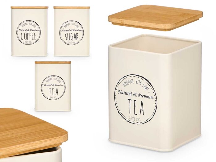 Tarro tapa bambu crema surt 3