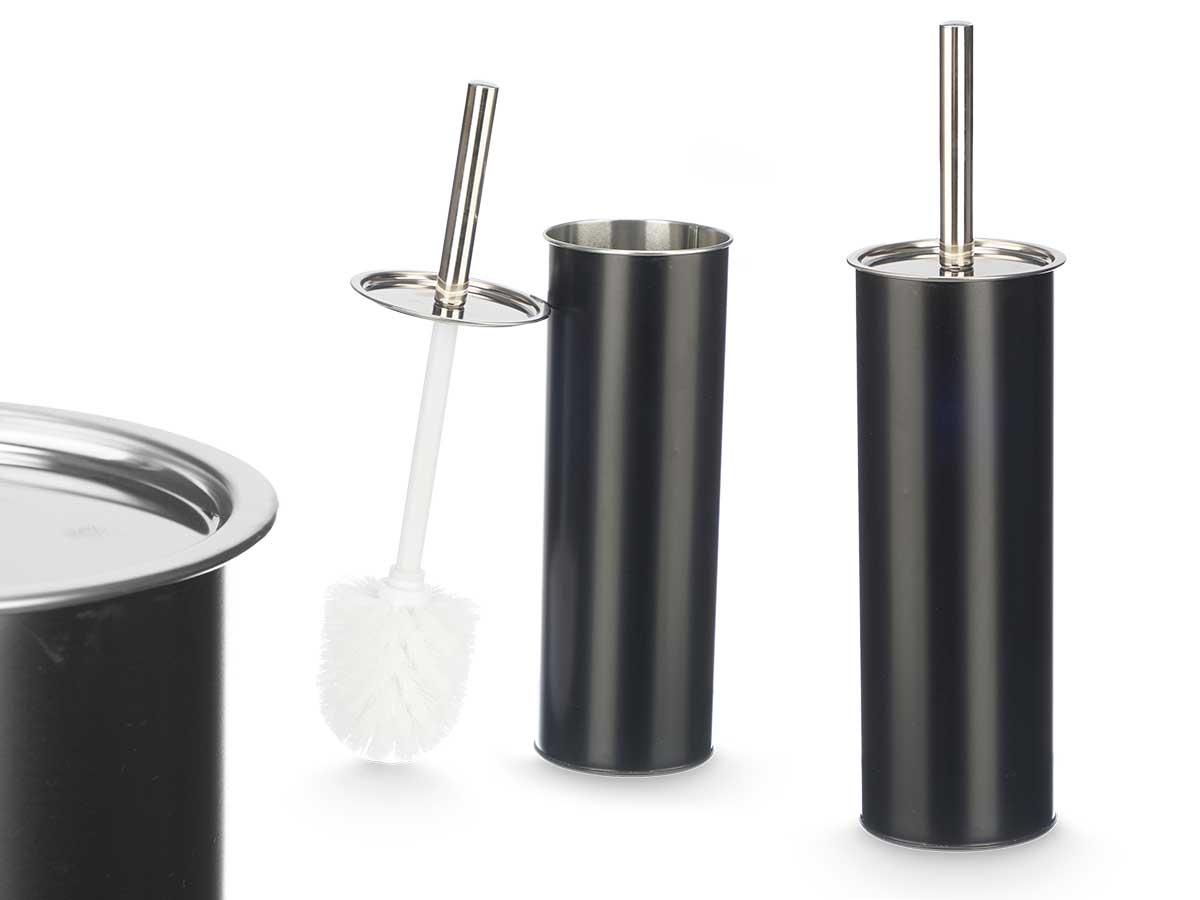 Escobillero acero negro