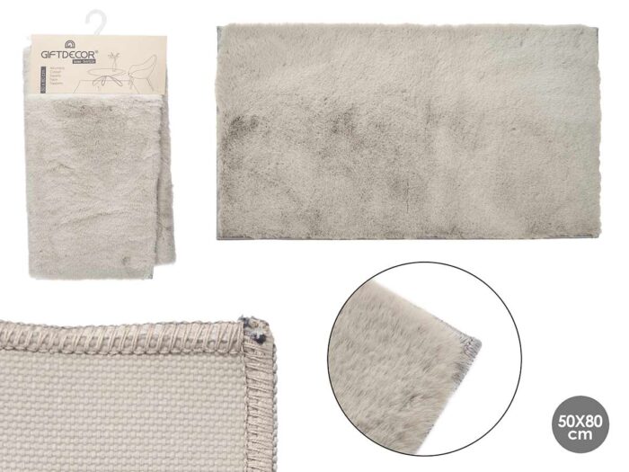 Alfombra rabbit 50x80 cm gris claro