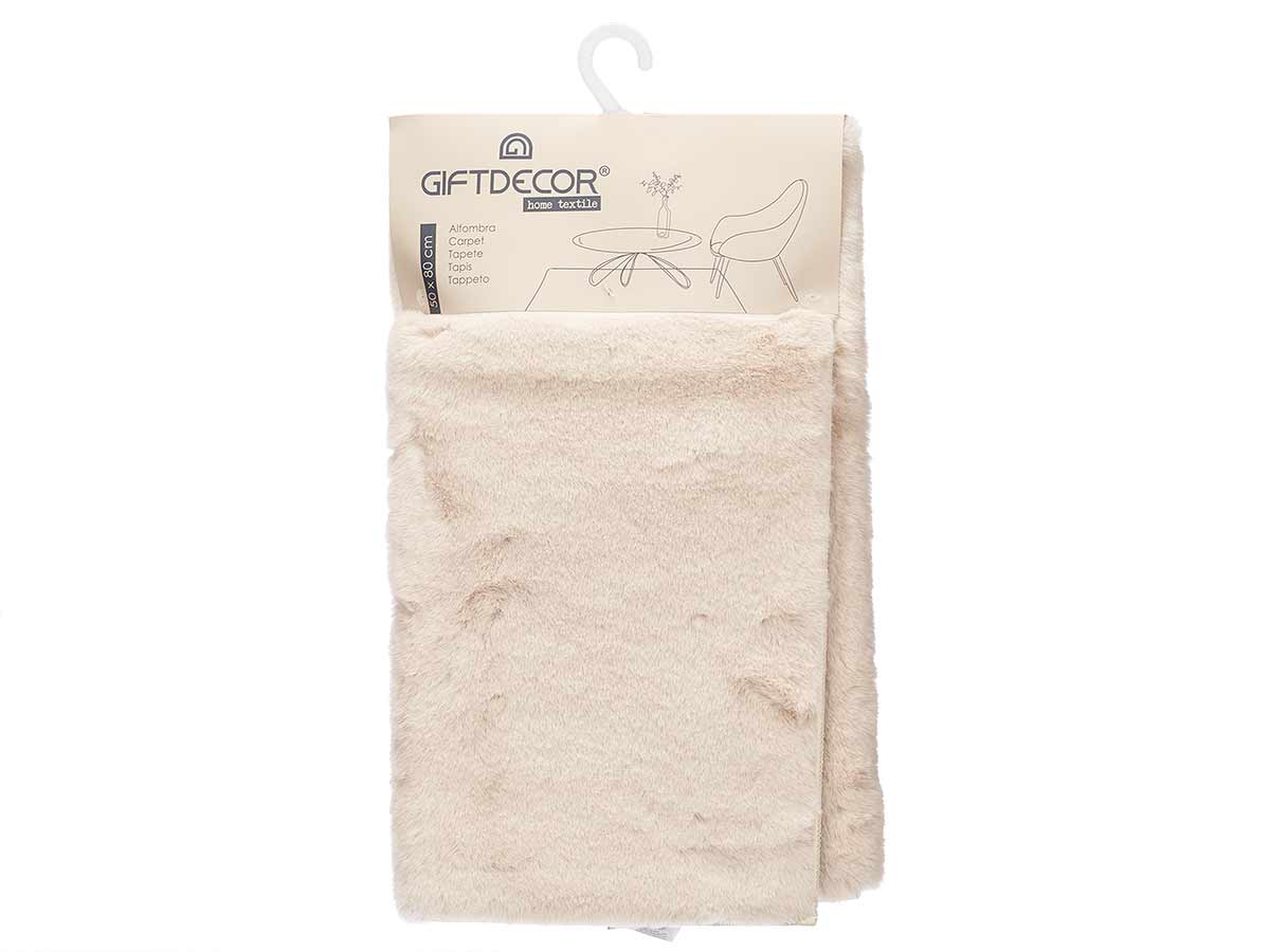 Alfombra rabbit 50x80 cm beige claro - Imagen 2