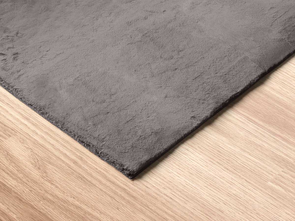 Alfombra soft gris oscuro 60x90cm - Imagen 4