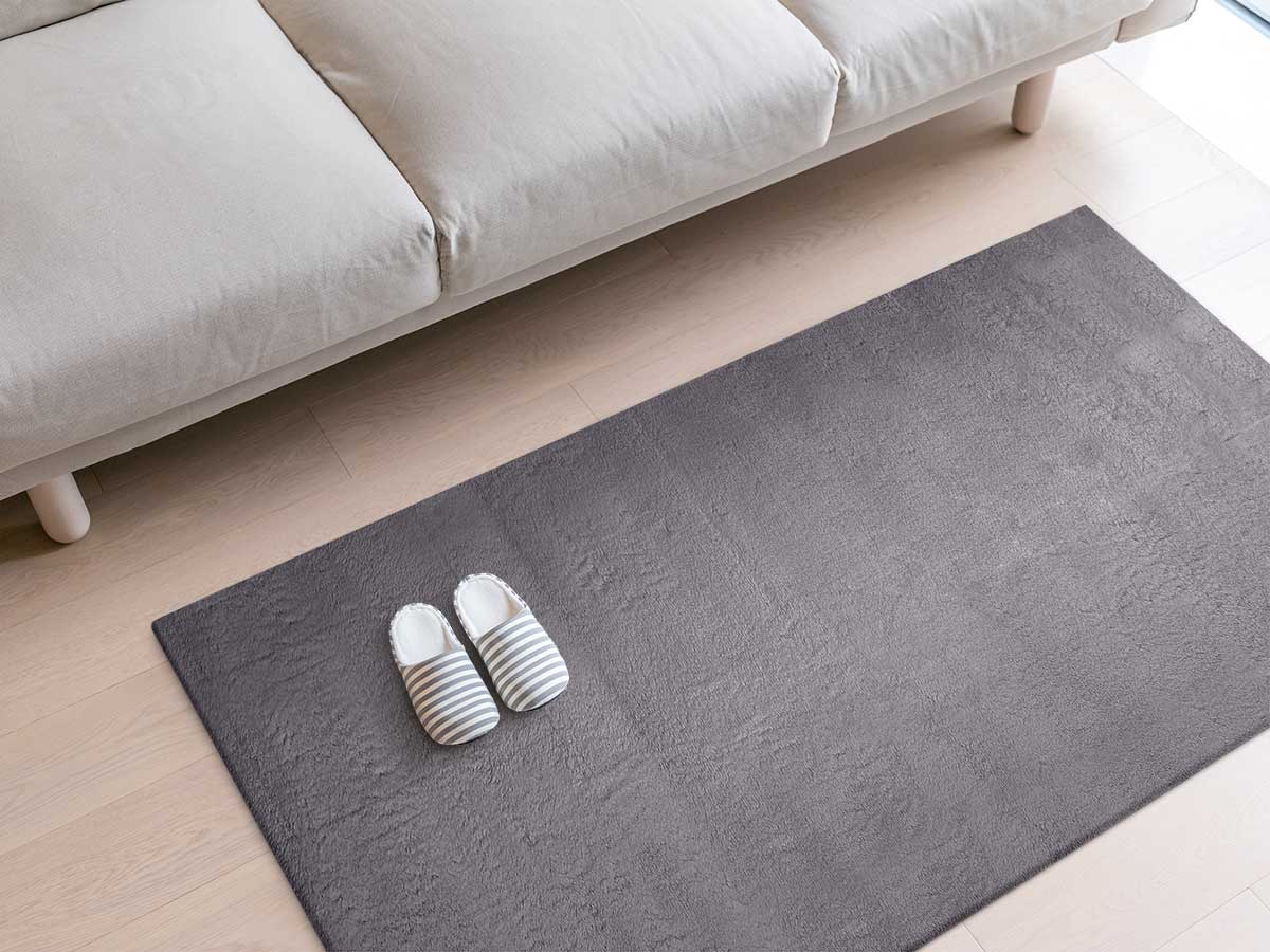 Alfombra soft gris oscuro 60x90cm - Imagen 5