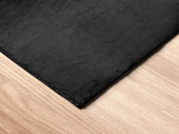 Alfombra soft negro 80x140cm - Imagen 4