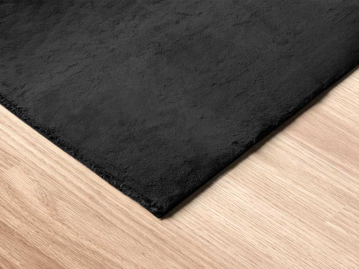 Alfombra soft negro 80x140cm - Imagen 4