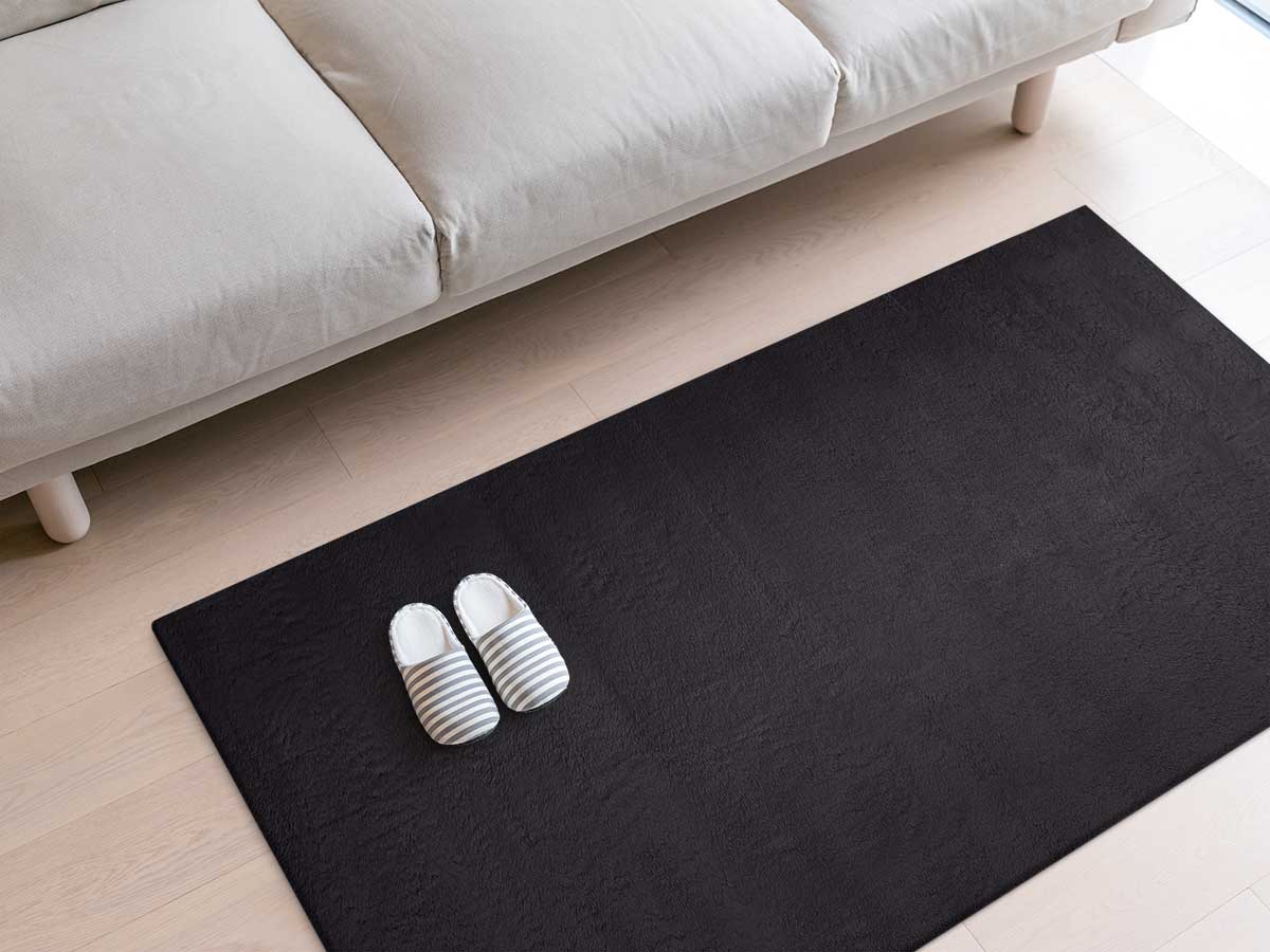Alfombra soft negro 80x140cm - Imagen 5