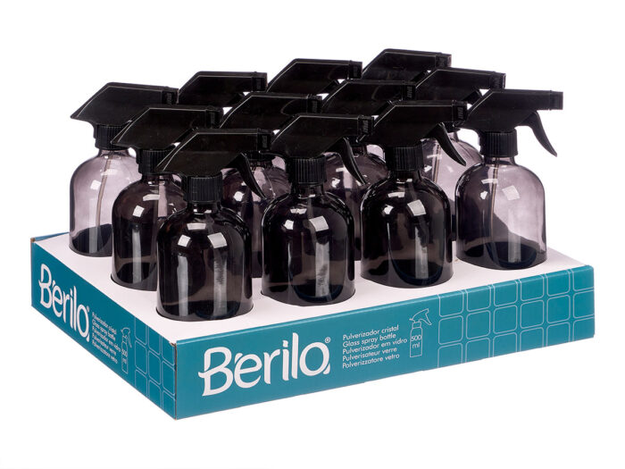 Pulverizador cristal redondo gris 500ml - Imagen 2