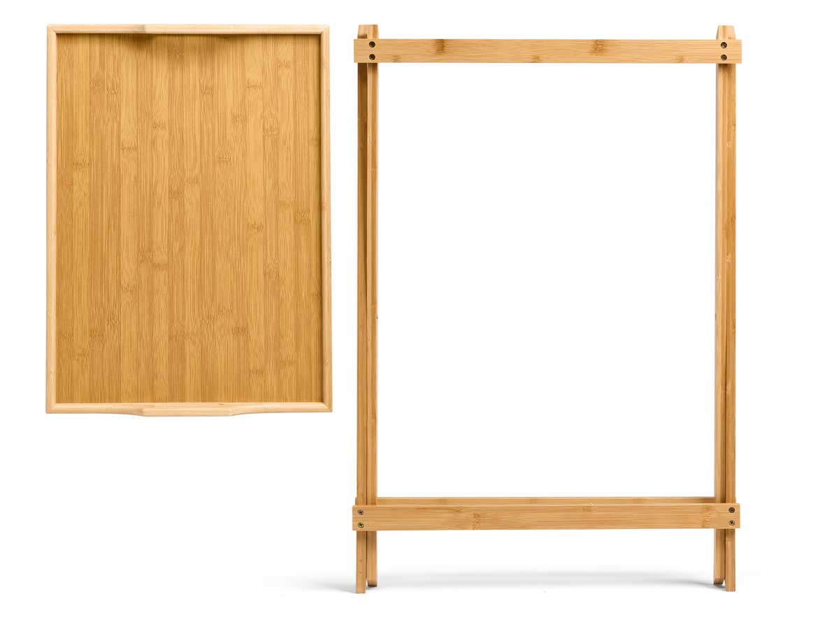 Mesa plegable bambu 50x36x64,5cm - Imagen 4