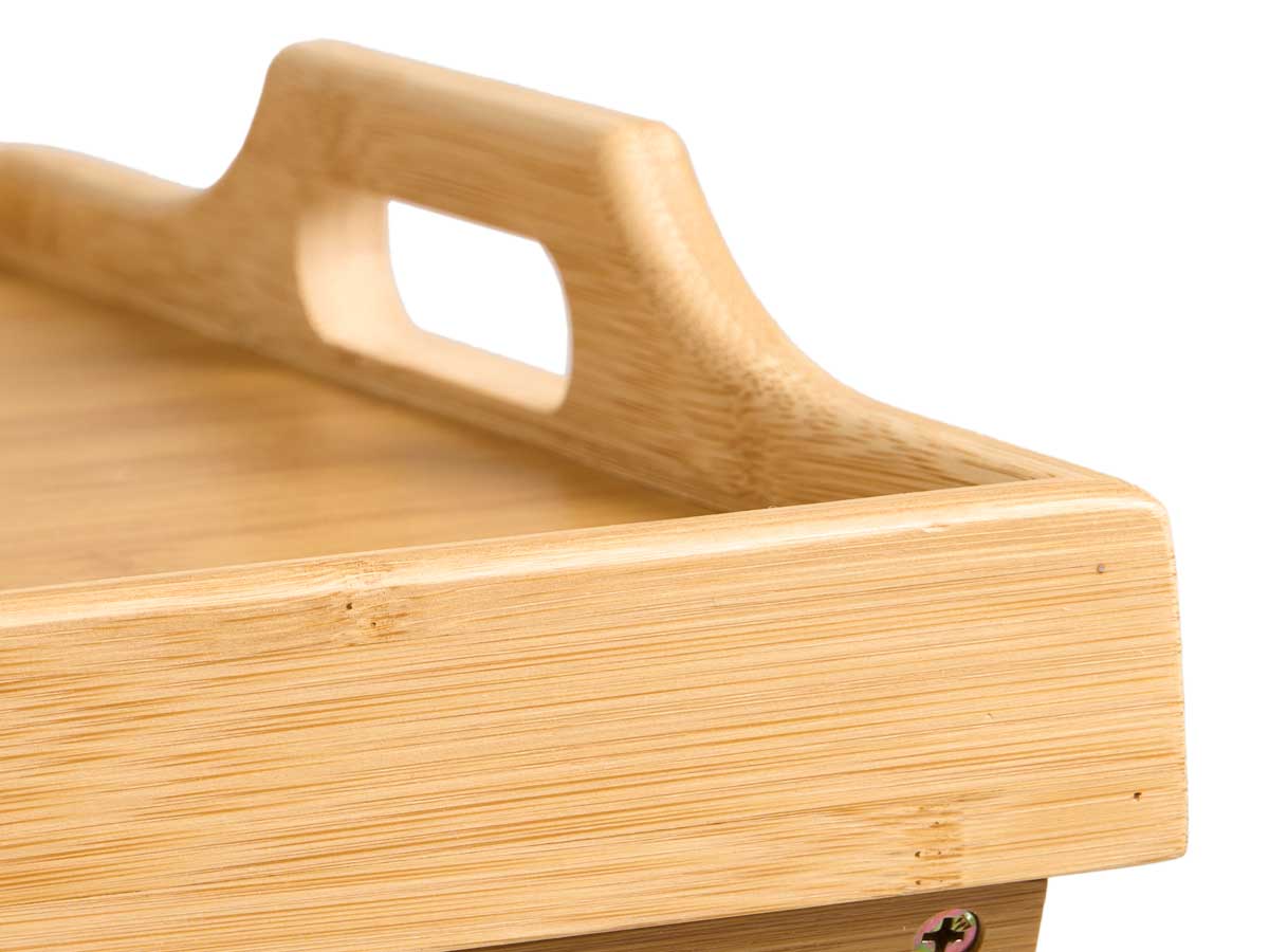 Mesa plegable bambu 50x36x64,5cm - Imagen 5