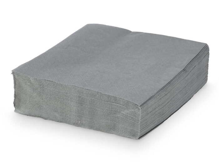Set 50 servilletas 33 x 33cm 17gr gris - Imagen 2
