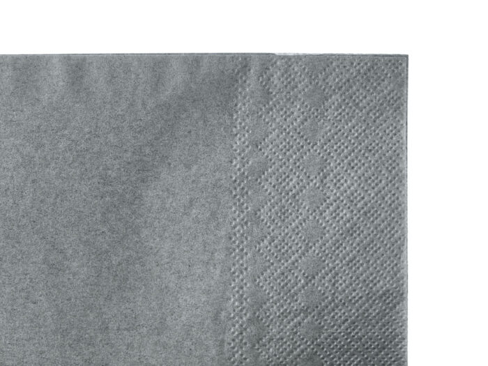 Set 50 servilletas 33 x 33cm 17gr gris - Imagen 4