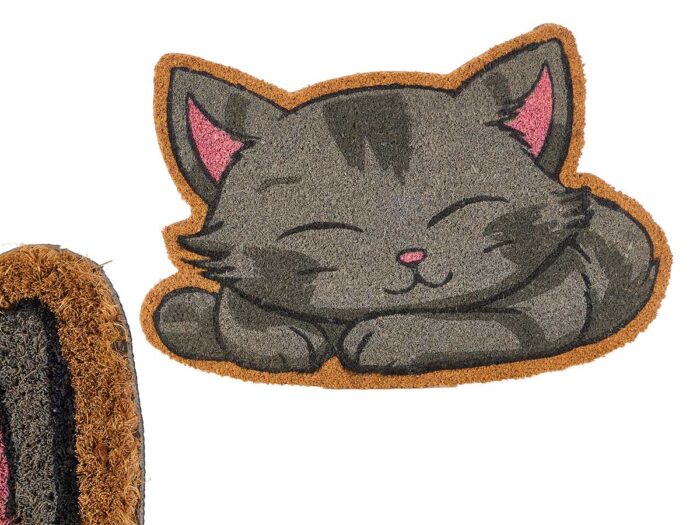 Felpudo forma gato