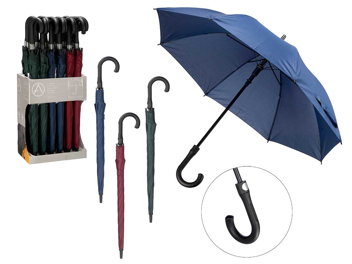 Paraguas largo automatico surtido neutros