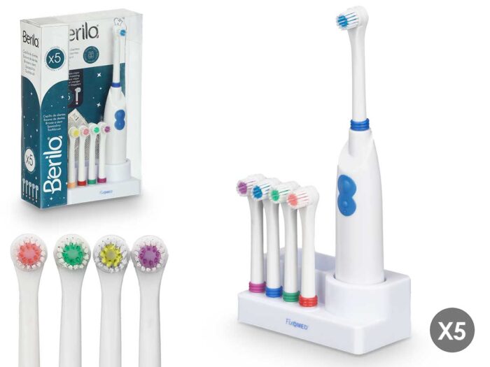 Set cepillo electrico 5 cabezales