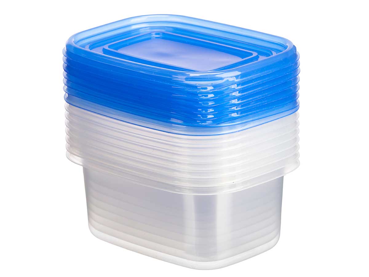 Set 8 fiambreras tapa rectangular 660ml - Imagen 2