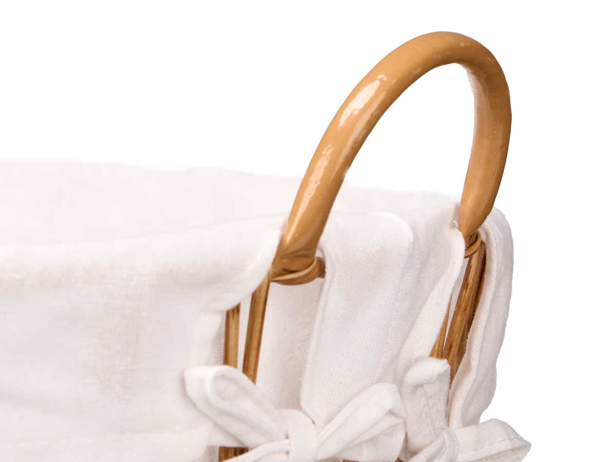 Cesto ovalado asas bajo natural - Imagen 4