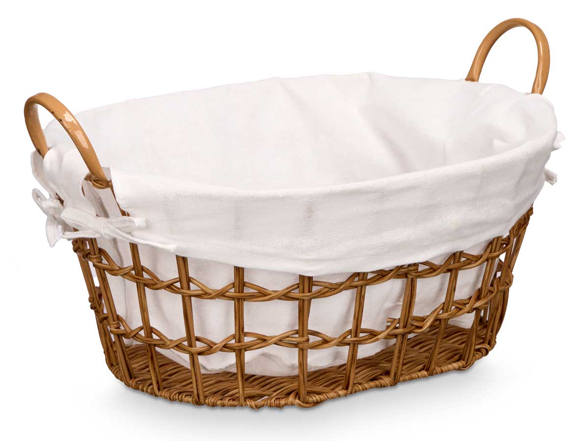 Cesto ovalado asas natural peq - Imagen 2