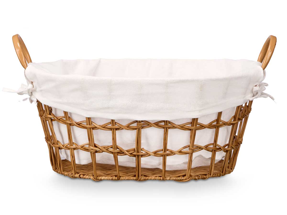 Cesto ovalado asas natural peq - Imagen 3