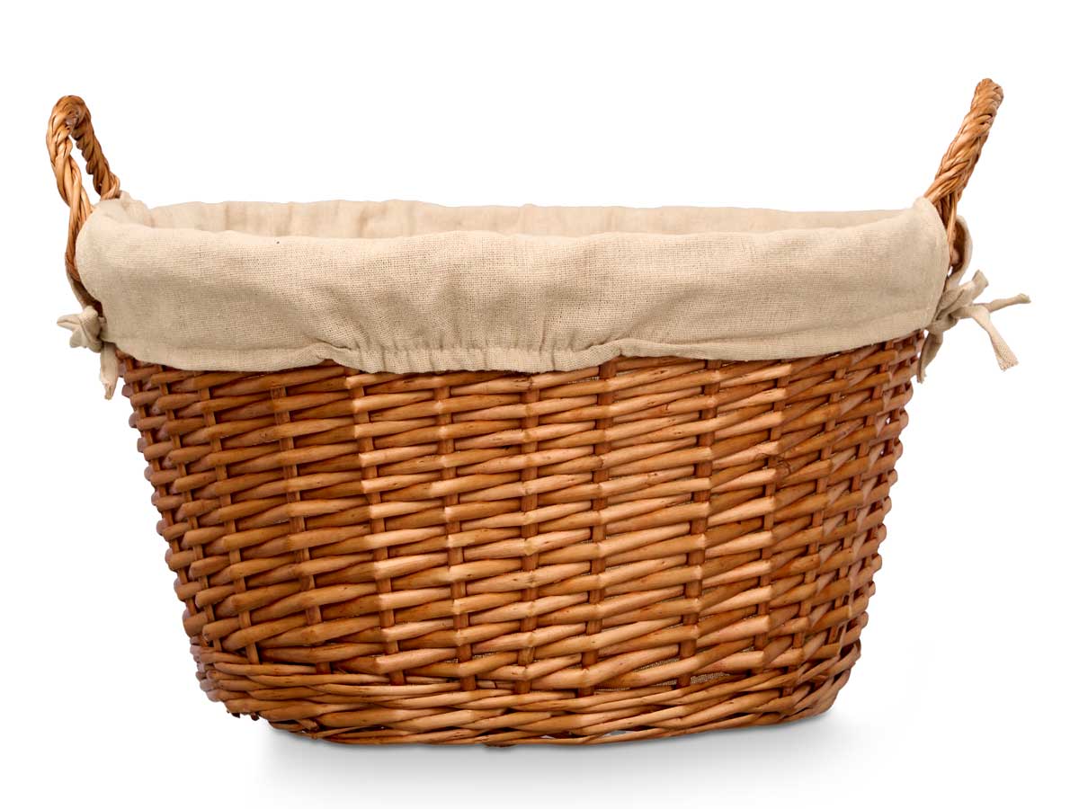Cesto asas mimbre redondo - Imagen 3
