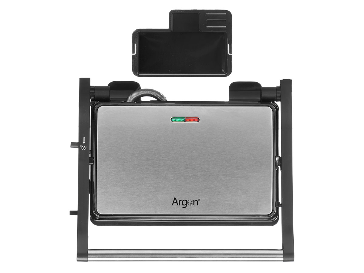 Parrilla doble presion media negra 1000w - Imagen 4