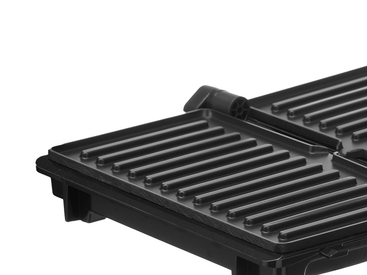 Parrilla doble presion media negra 1000w - Imagen 5
