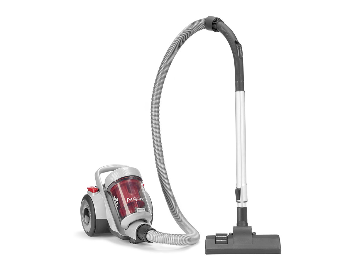 Aspirador turbo ruedas gris rojo 900 w - Imagen 2