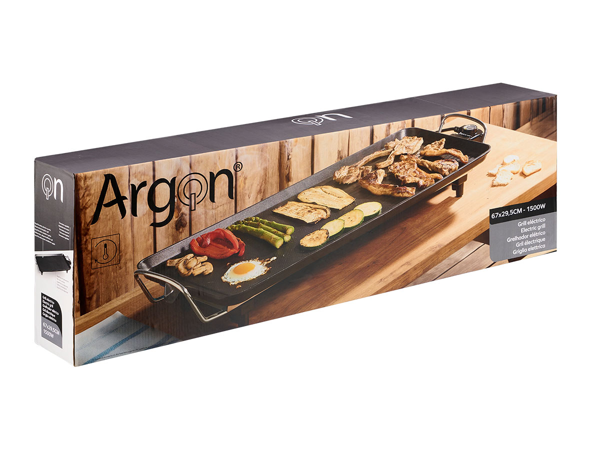 Plancha electrica 66x28cm 1500w - Imagen 3