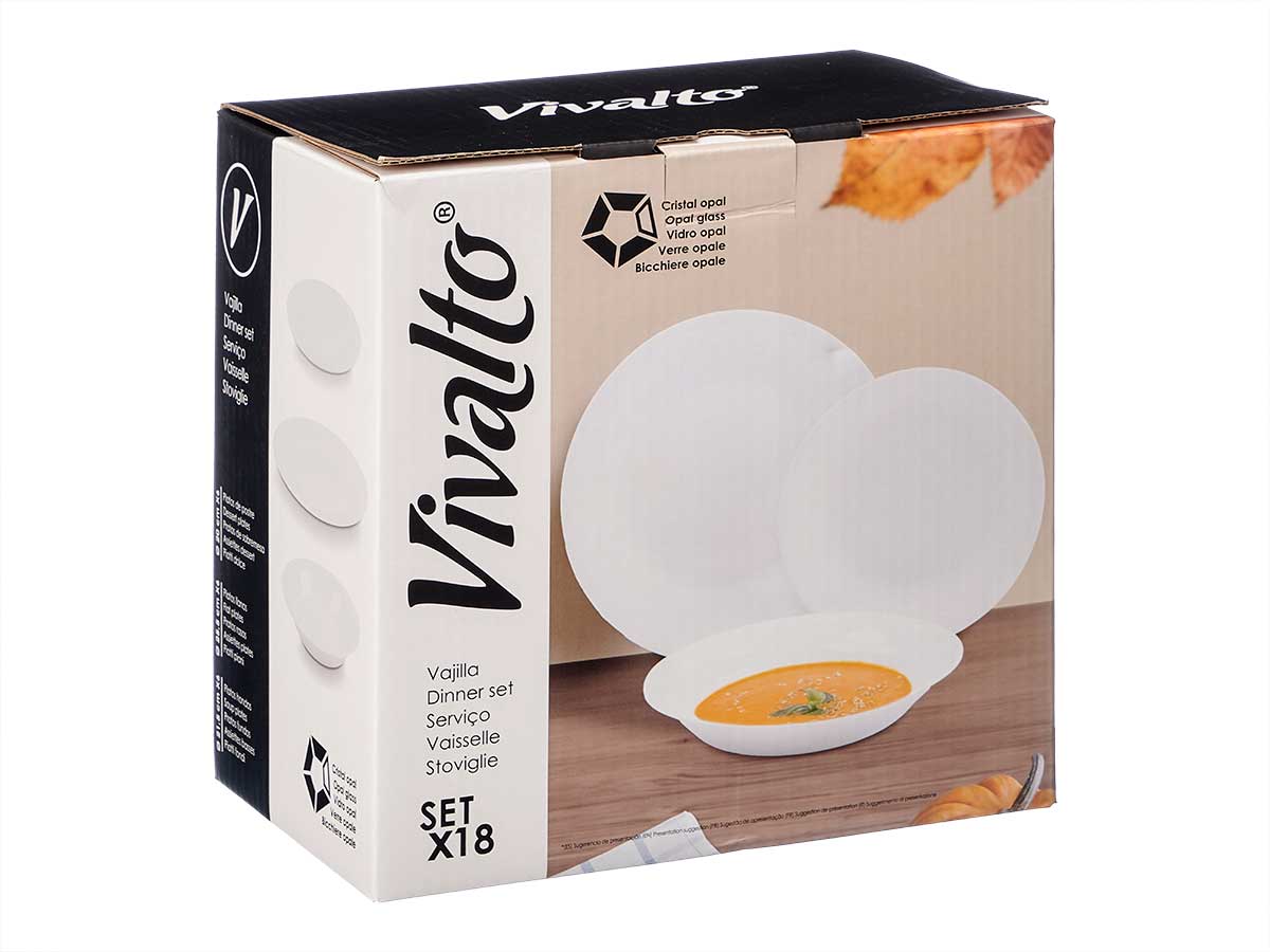 Set vajilla lisa opal 18pzs - Imagen 3