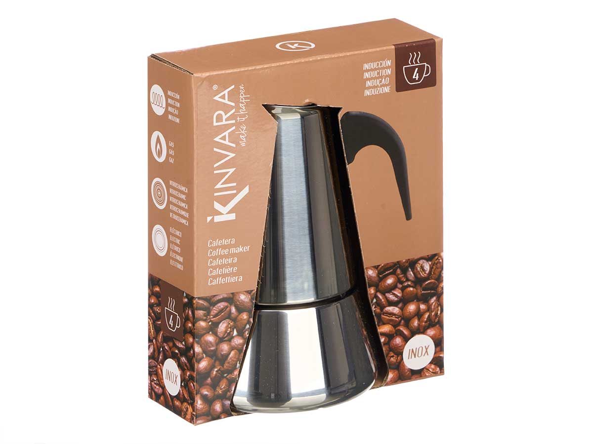 Cafetera induccion jarra 4 tazas acero - Imagen 3