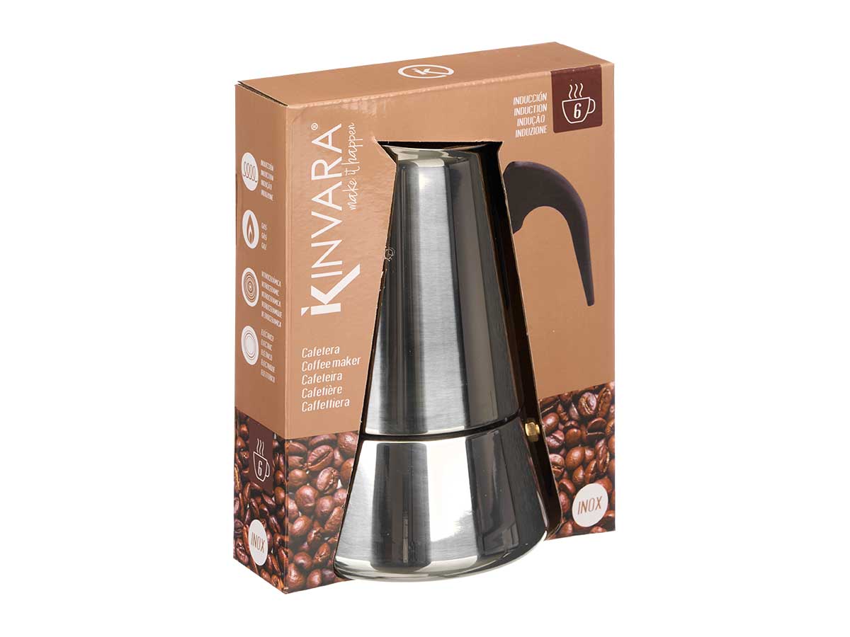 Cafetera induccion jarra 6 tazas acero - Imagen 3