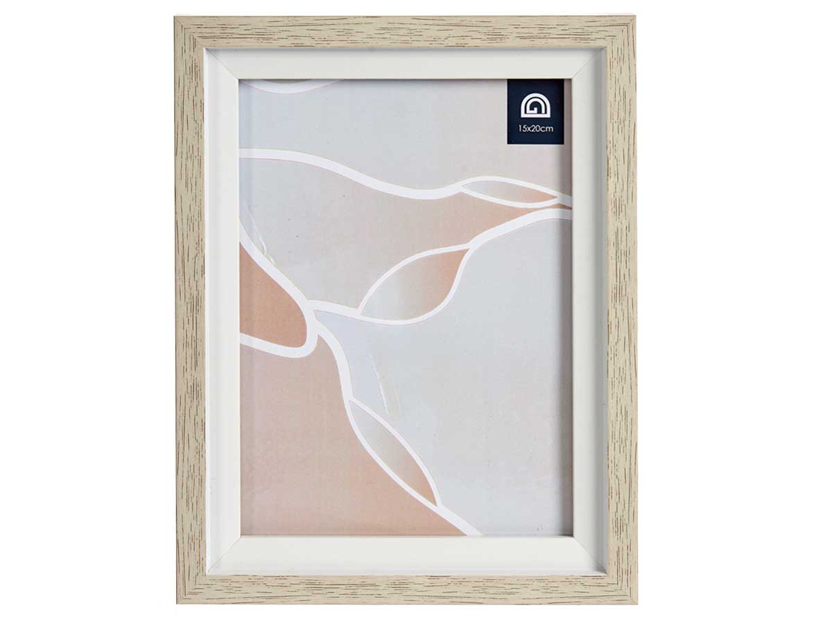 Portafotos natural borde blanco 15x20cm - Imagen 4