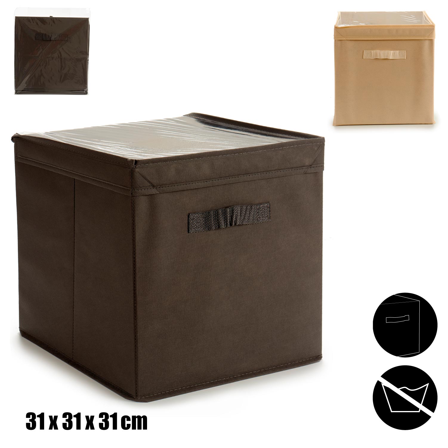 Caja plegable tnt 31x31x31 cm surt 3 col - Imagen 4