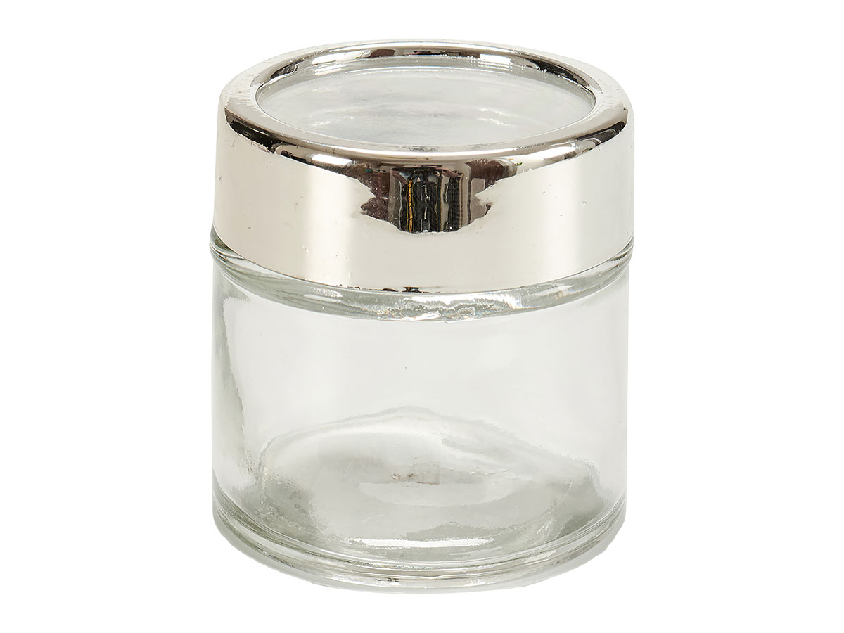 Bote redondo cristal trans tapa 8cl - Imagen 2