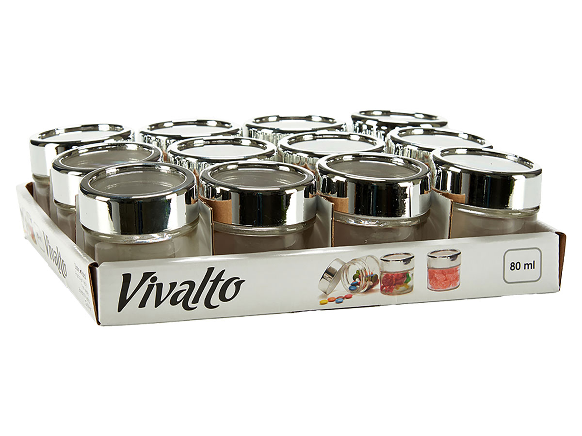 Bote redondo cristal trans tapa 8cl - Imagen 3