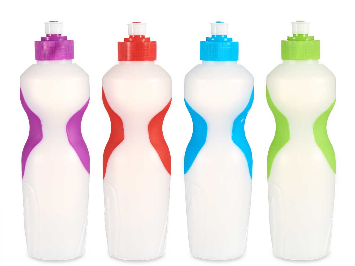Botella plastico con tapa surt 4 col - Imagen 2