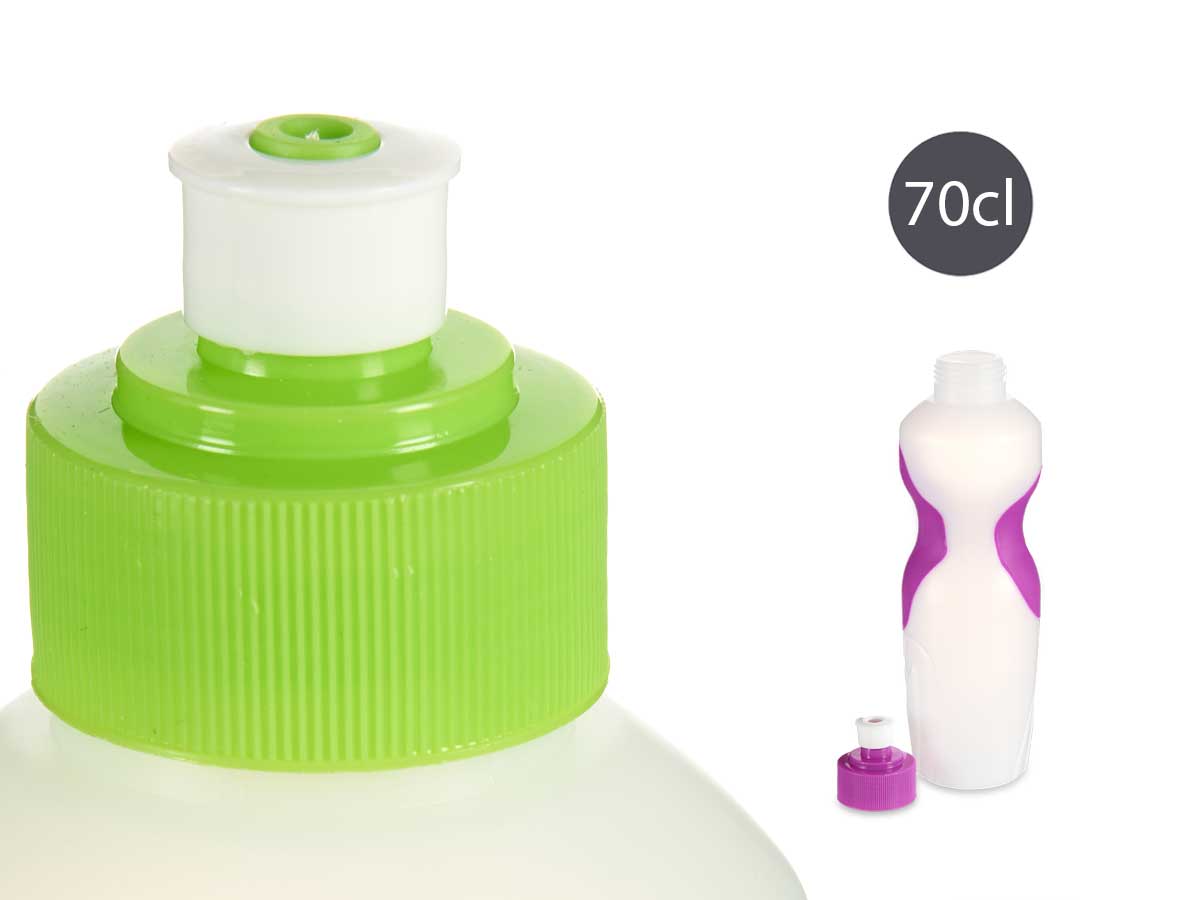 Botella plastico con tapa surt 4 col - Imagen 4