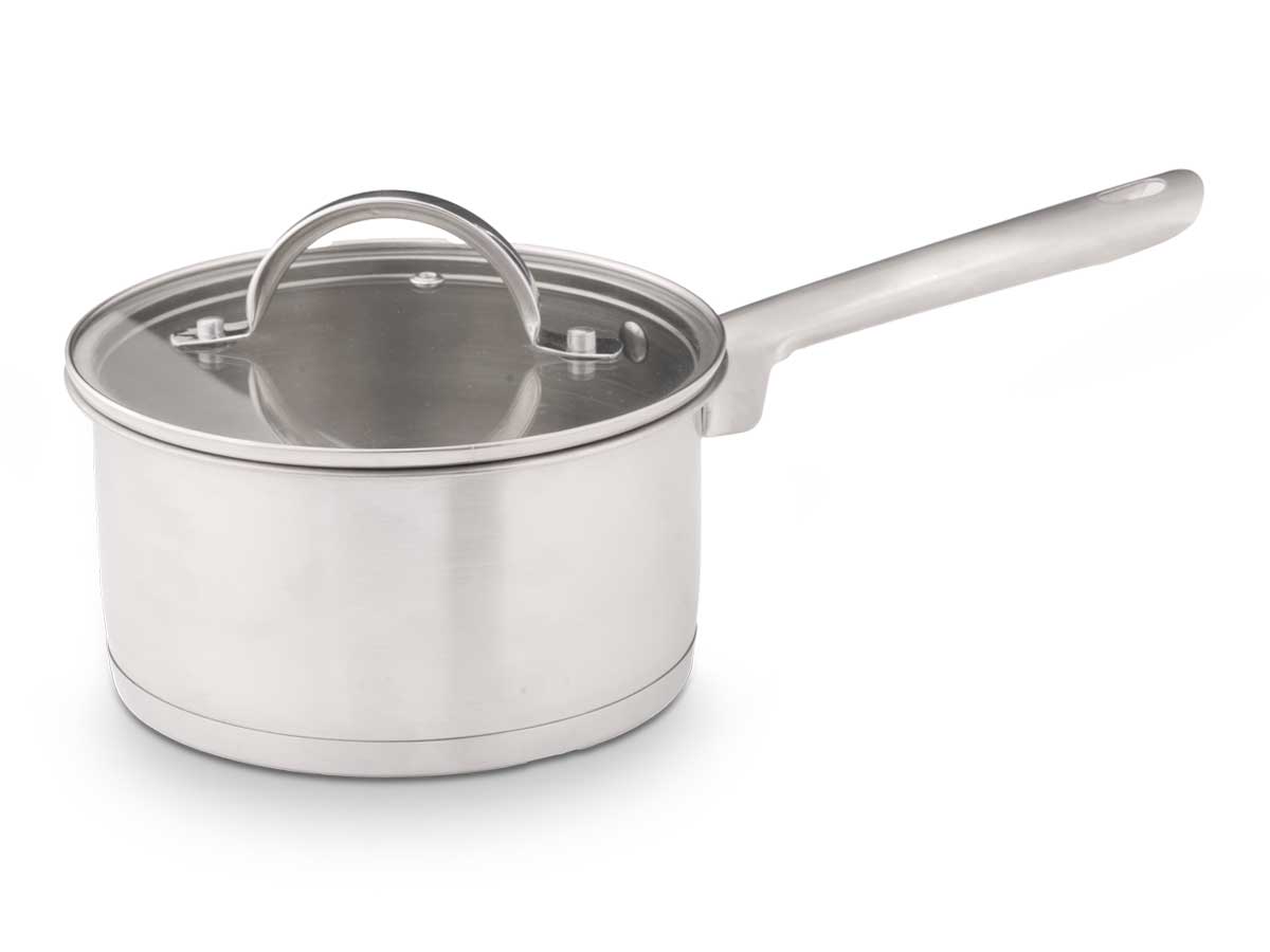 Cazo induccion tapa cristal 18 cm - Imagen 2