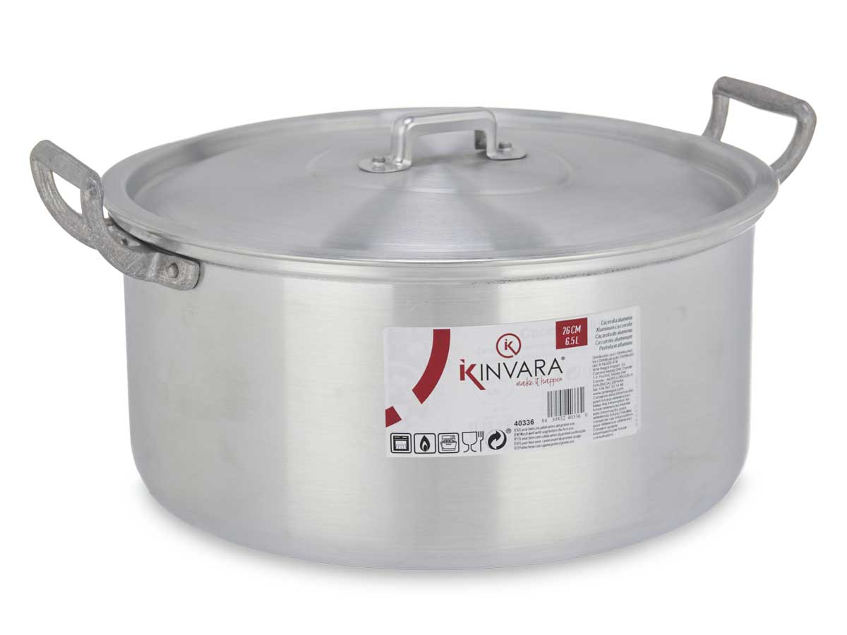 Cacerola aluminio 26 cm 6,5 l - Imagen 2