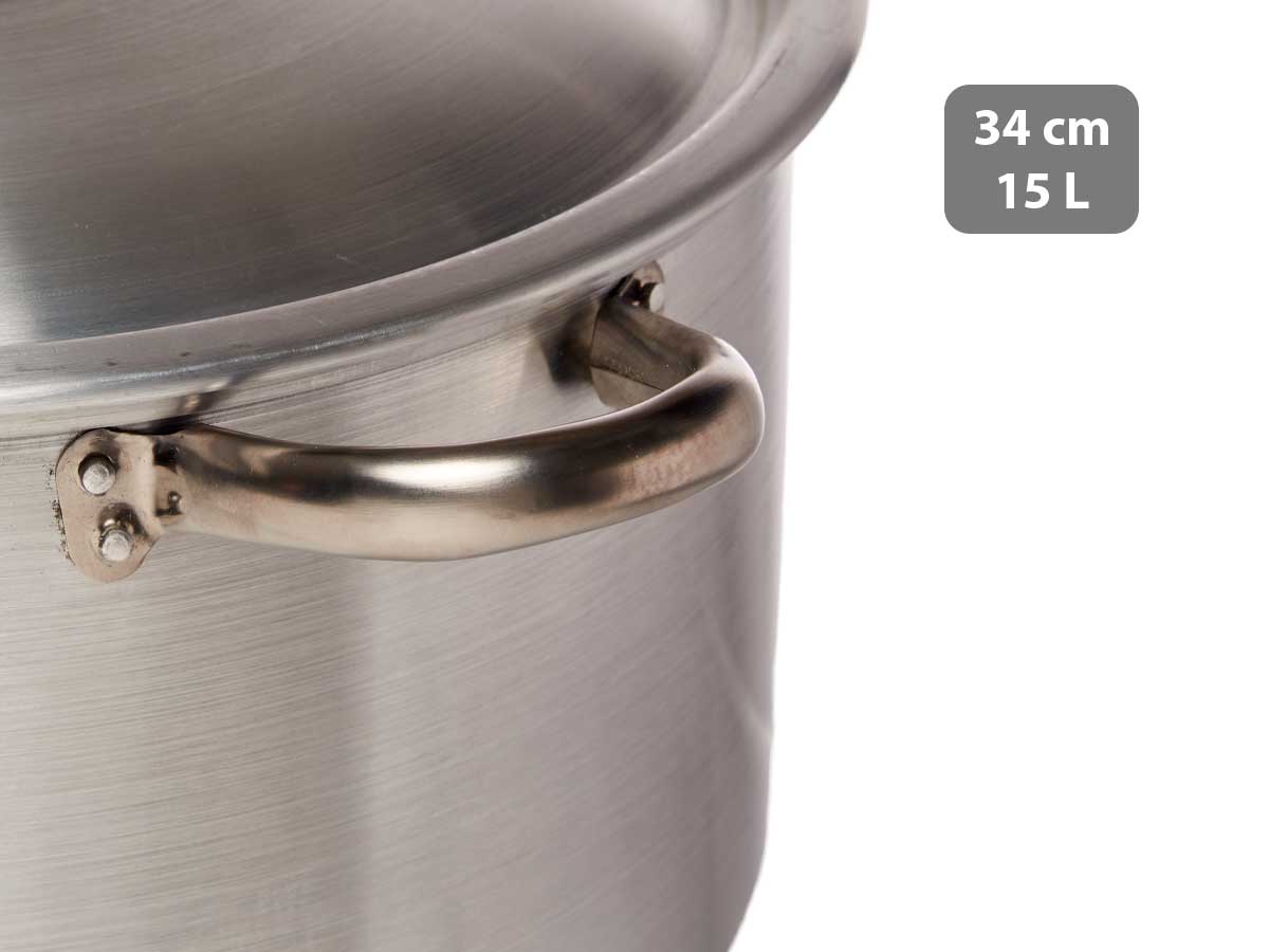 Cacerola aluminio 34 cm 15 l - Imagen 3