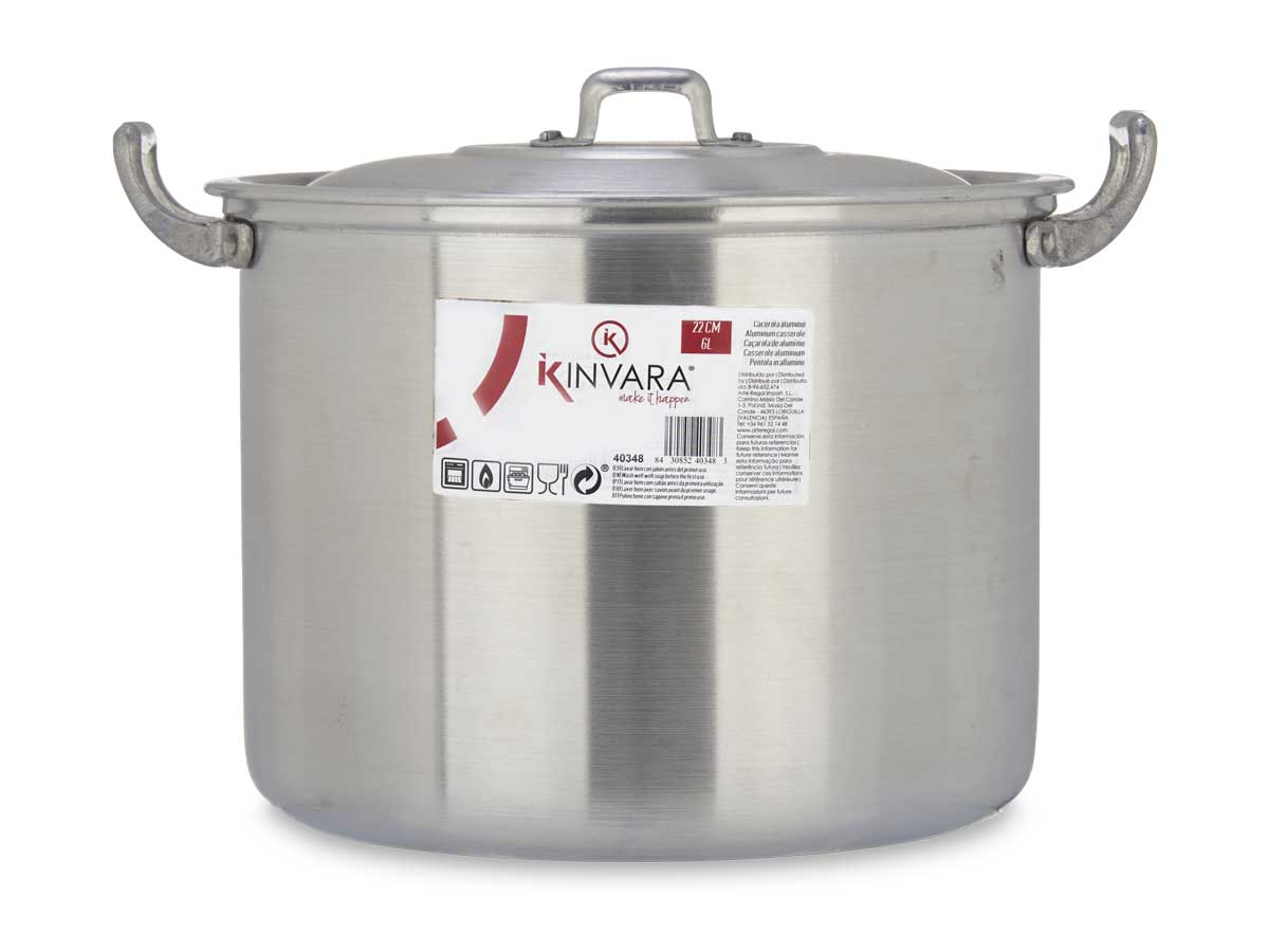 Olla aluminio 22 cm 6 l - Imagen 3