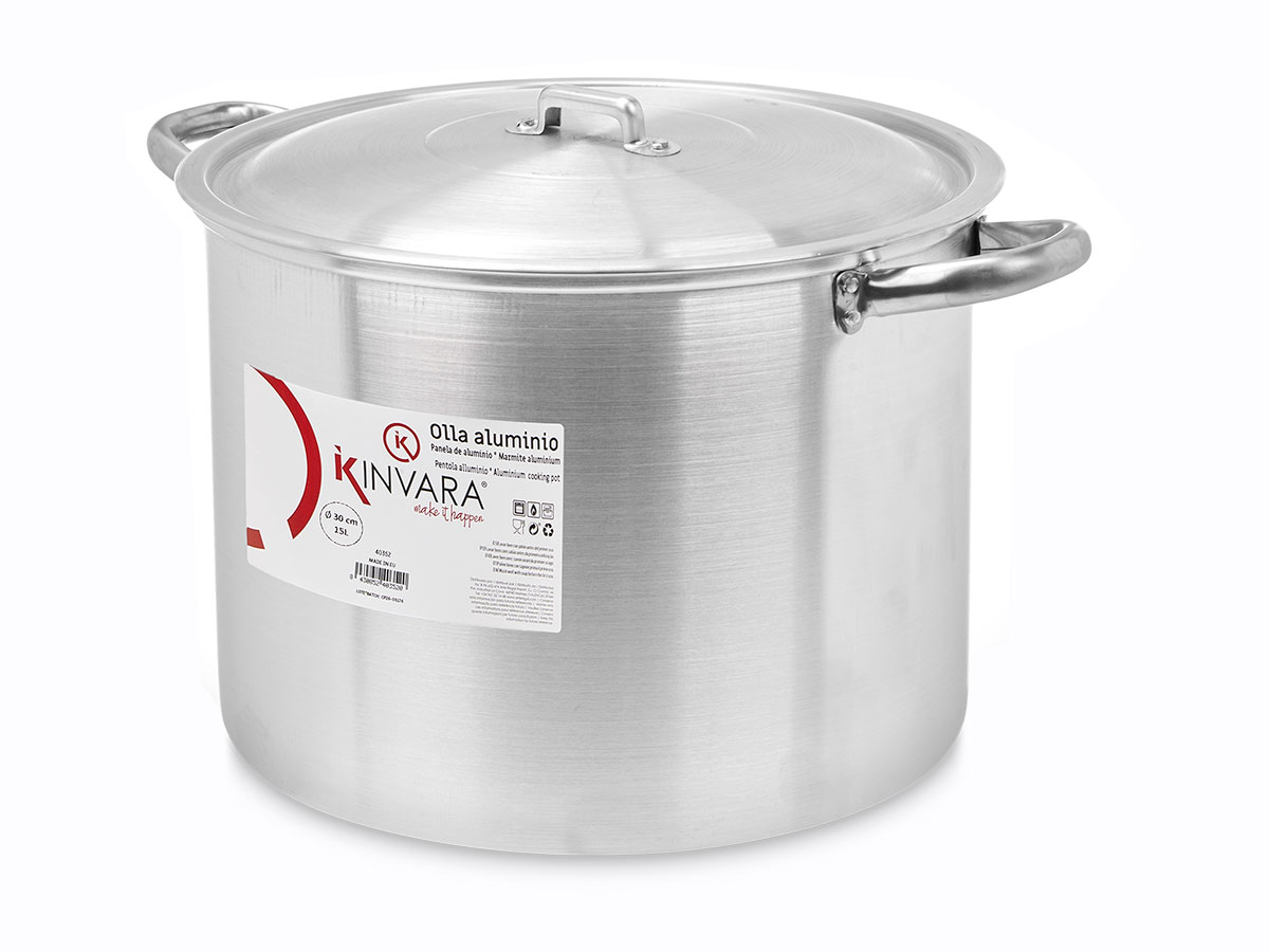 Olla aluminio 30 cm 15 l - Imagen 2
