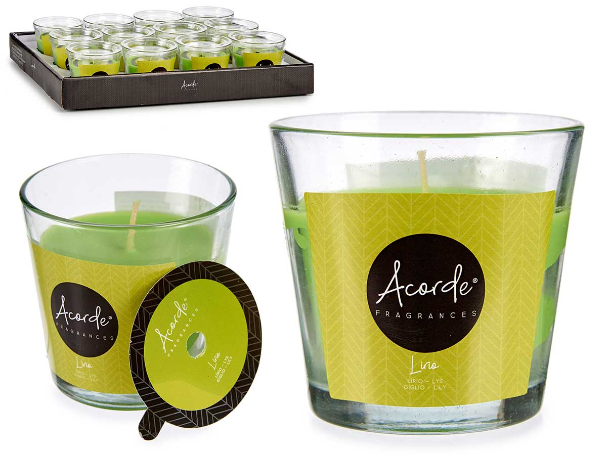 Vela vaso lirio 28h